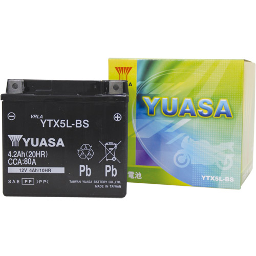 TYTX5L-BS （YTX5L-BS 互換）台湾ユアサバッテリーの通販はカスタムジャパンへ