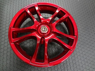 アドレスV125 キャストホイール 前後セット レッド L0 (V125-43-L-R