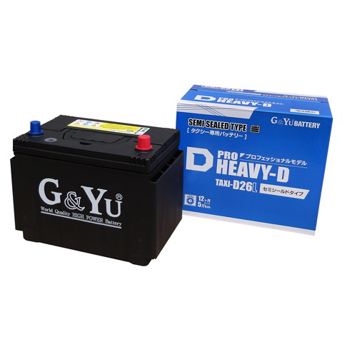PRO HEAVY-D TAXI専用バッテリー (SHD-TAXI-D26R) Gu0026Yu 自動車部品の通販はカスタムジャパンへ