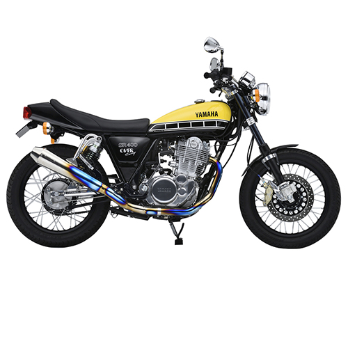 チタンメガホン スポーツアップタイプ SR400(FI): バイク┃ カスタム