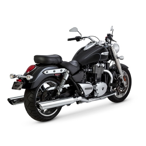 TWIN SLASH DUALS S/O CH TRIUMPH THUNDERBIRD LT/COMMANDER 14-17(クローム): バイク┃  カスタムジャパンの仕入・通販カタログ