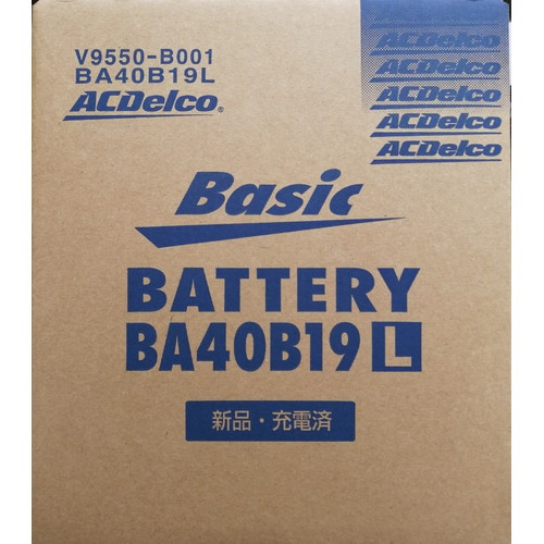 ACデルコ ベーシックバッテリー 40B19L(40B19L): 自動車┃ カスタムジャパンの仕入・通販カタログ