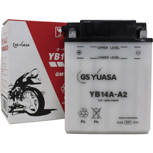 YB14A-A2 (YB14A-A2) GSユアサ バイクパーツの通販はカスタムジャパンへ