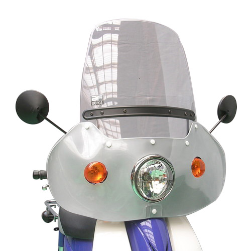 SC-03 スーパーカブ110 ウインドシールド (SC-03) 旭風防 バイクパーツ